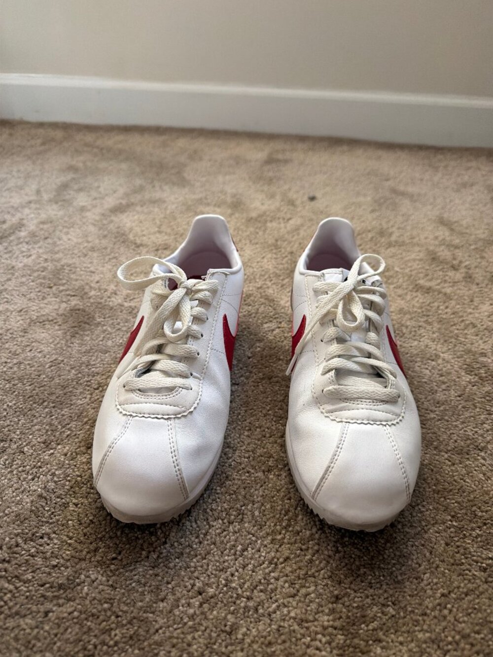 Nike Classic Cortez Leather Forrest Gump White/Red/Royal Women's 9.5